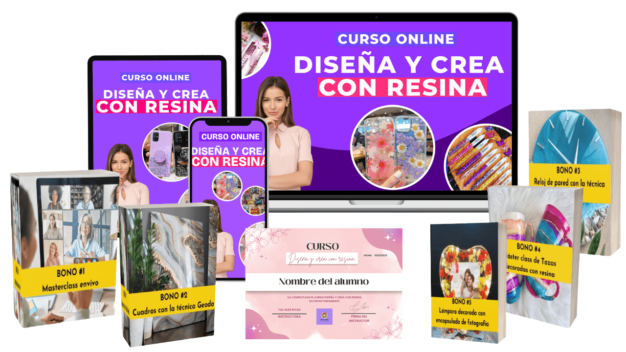 Diseña y Crea con Resina Epóxica